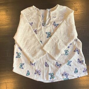 Butterfly Print blouse